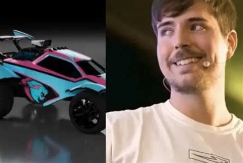 Fan-Made MrBeast Skin Art Adds A Unique Twist To Rocket League's Aesthetic!