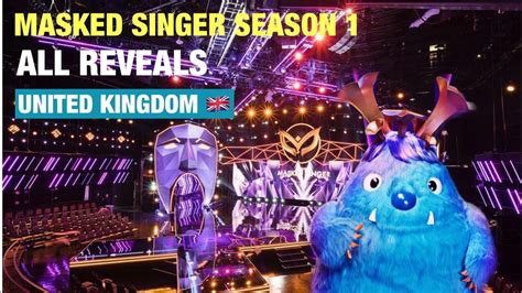 Everybody Revealed Masked Singer Season 1 UK YouTube