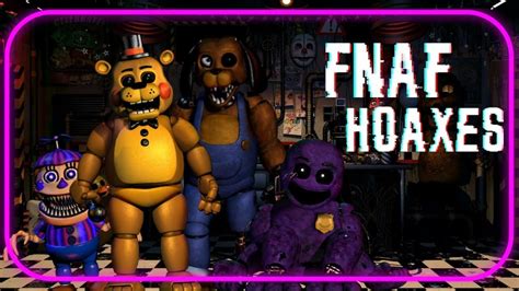 Revealing All Fnaf Secret And Hoax Characters Youtube