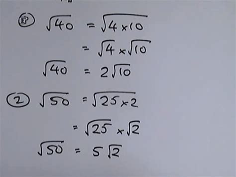 Simplifying Surds Maths With Graham