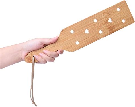 Bamboo Spanking Paddle For Sex Play 13 4inch Lightweight