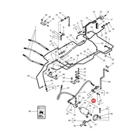 Akumulator hydrauliczny Massey Ferguson 3789371M3 Oryginał Sklep