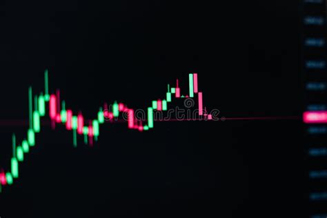 Technical Trading Of Candlestick Signal Graph Fast Moving With Panic