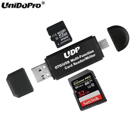 Micro Adaptador De Usb Otg Leitor De Cart O De Mem Ria Port Til De Usb