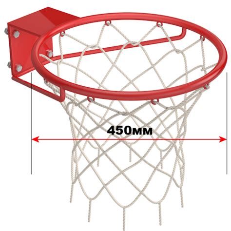 Корзина баскетбольная простая. Кольцо для баскетбола простое.