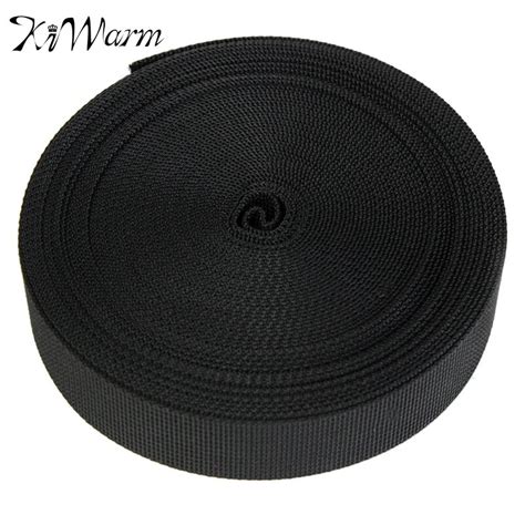 Meters Wide Black Nylon Heavy Webbing Strap Thick Knapsack Belt