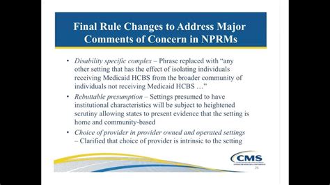 Webinar Implications Of Hcbs Final Rule On Non Residential Settings