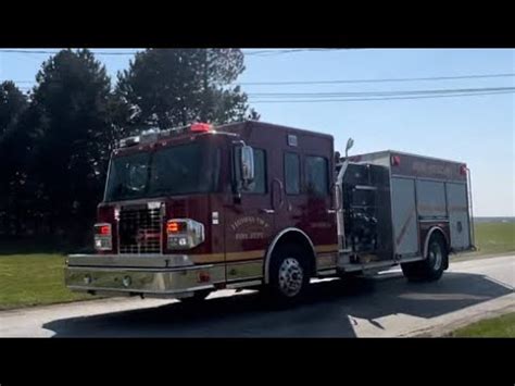 Thomas Township MI FD T 2 E 1 Responding BARN FIRE Mutual Aid YouTube