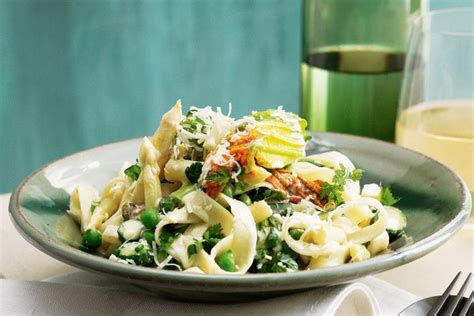 Spring Tagliatelle With Lemon Cream Sauce