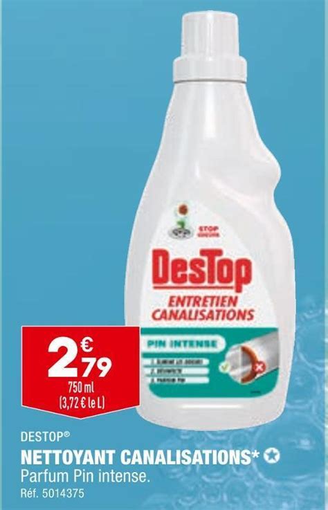 Promo Destop Nettoyant Canalisations Chez ALDI