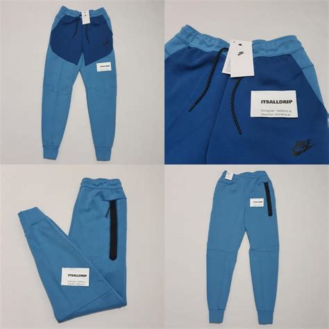 Nike Tech Fleece Dutch Blue Tracksuit Mens Size Depop