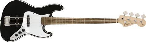 Squier Affinity Series™ Jazz Bass® Black Bass Center