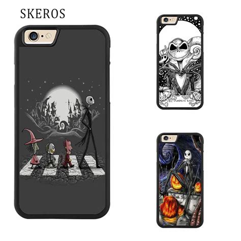 SKEROS Nightmare Before Christmas Jack Skellington Cover Phone Case For