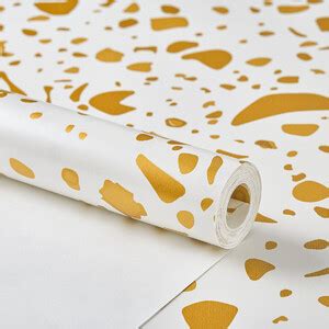 Papel De Parede Importado Granilite Dourado Leroy Merlin