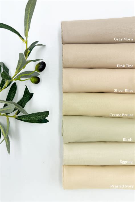 Cotton Voile Square Nude B5 Tulin