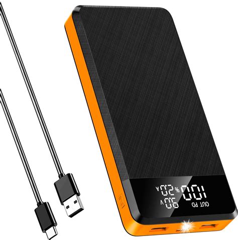 Power Bank Mah W Pd Schnelles Aufladen Externer Akku