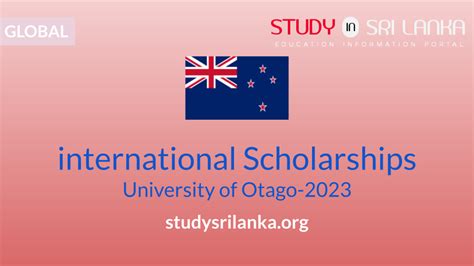 University of Otago Scholarships - 2023