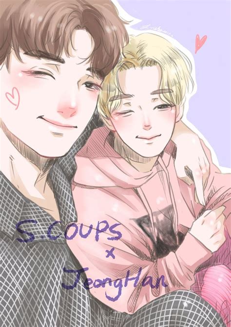 Seventeen Jeongcheol Scoups Jeonghan Fanart