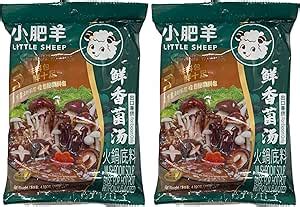 Little Sheep Hot Pot Mushroom Base Soup 140 G Pack Of 2 Au Everything Else