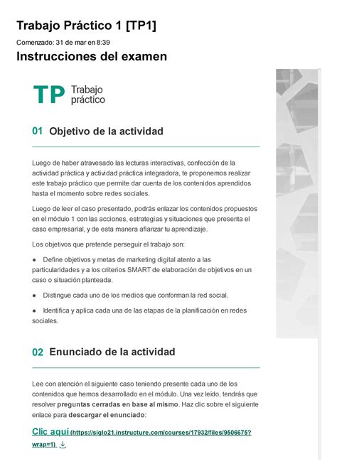 Examen Trabajo Pr Ctico Tp Pdf Ultimo Intento Trabajo Pr Ctico