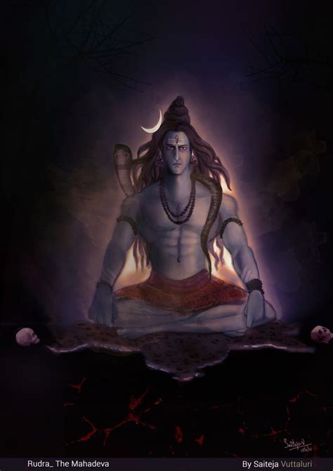 Lord Rudra The Mahadeva Old Work Revival 2016 Saiteja Vuttaluri On