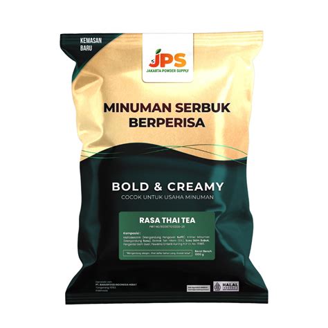 Jual Powder Drink JPS Bubuk Minuman Rasa THAI TEA PLAIN 1Kg Shopee