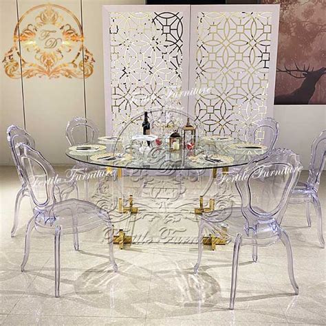 Acrylic And Glass Dining Table Fertile Furniture