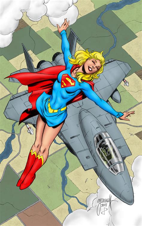 Supergirl Flying High by statman71 on DeviantArt