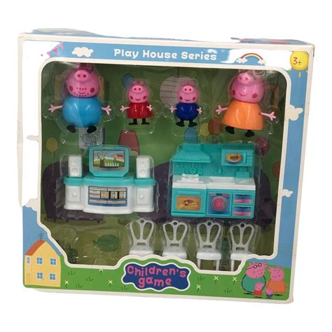 FIGURKI ŚWINKA PEPPA PEPA RODZINKA ZESTAW 4SZT 13104288607