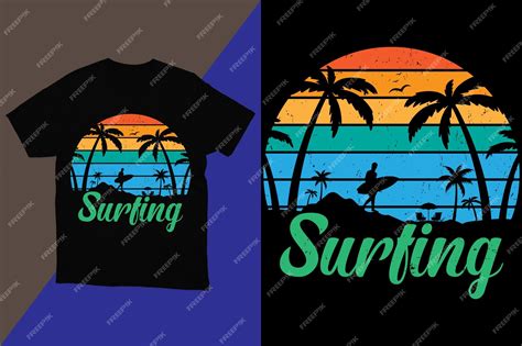 Premium Vector Summer T Shirt Design Vector File For Print Sea Beach