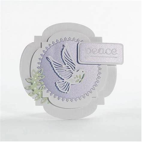 Peace Dove Bird Metal Cutting Dies Stencils For Card Making Decorative