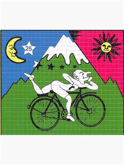 "LSD - Albert Hofmann - Bicycle Day" Tapestry for Sale by eldar | Redbubble