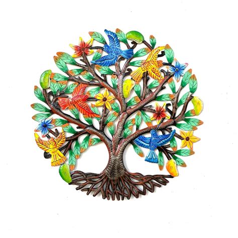 BIRDS TREE OF LIFE METAL WALL ART – The Work Of Our Hands