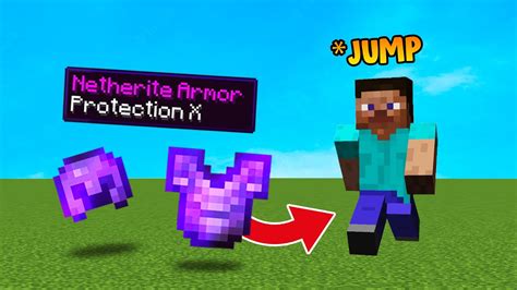 Minecraft But Jumping Gives Op Items Youtube