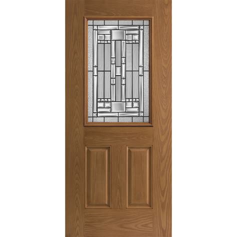 Blt Belleville Oak Textured Panel Door Half Lite With