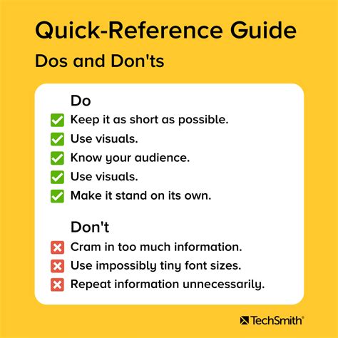 How To Make A Quick Reference Guide Free Template 54 Off