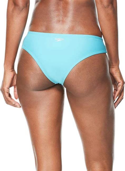 Speedo Womens Swimsuit Bottom Bikini Endurance Cheeky Hipster Blue