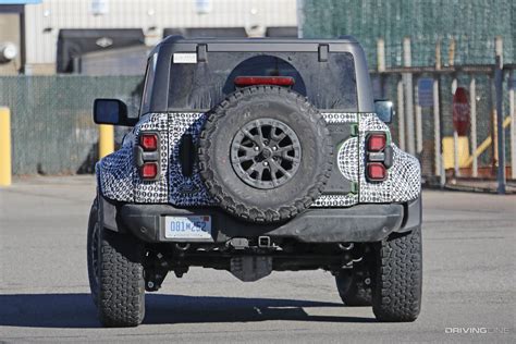 Spy Photos 2023 Ford Bronco Raptor Spotted Nearly Naked DrivingLine