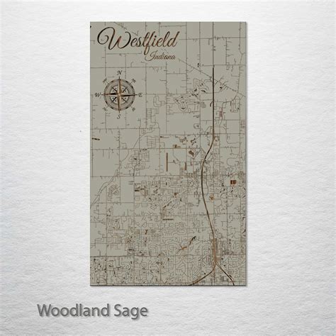 Westfield, Indiana Street Map – Fire & Pine