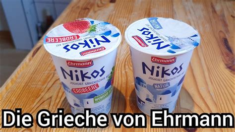 Ehrmann Nikos Joghurt Griechischer Art Im Test Was Kann Der