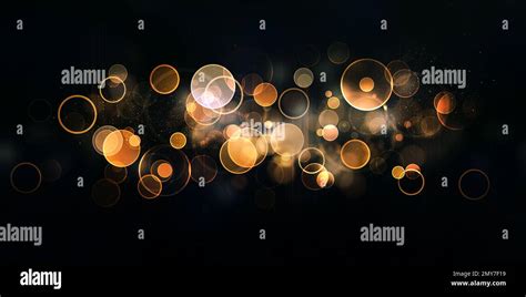 Golden bokeh lights Stock Photo - Alamy