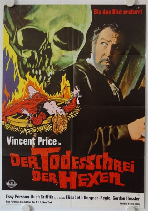 Der Todesschrei Der Hexen Originales Deutsches Filmplakat