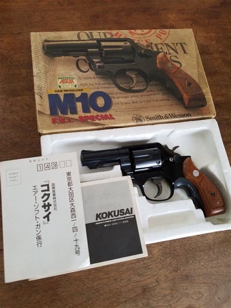 【傷や汚れあり】コクサイ M10 Fbi Special 3インチ モデル Gas Revolver No116 ガスガン エアガン