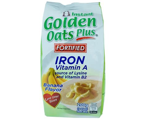 Golden Oats Plus Fortified Banana Flavor 200g