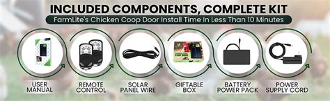 Amazon Farmlite Automatic Chicken Coop Door Opener Non Battery