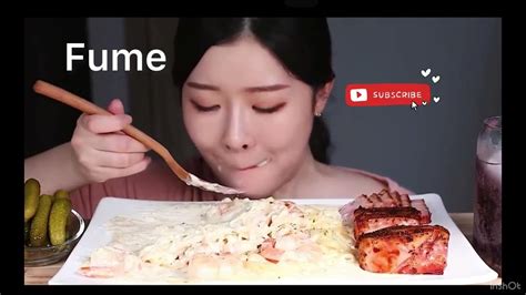 Mukbang Complicate Creamy Pasta Complication Asmr Mukbang Youtube