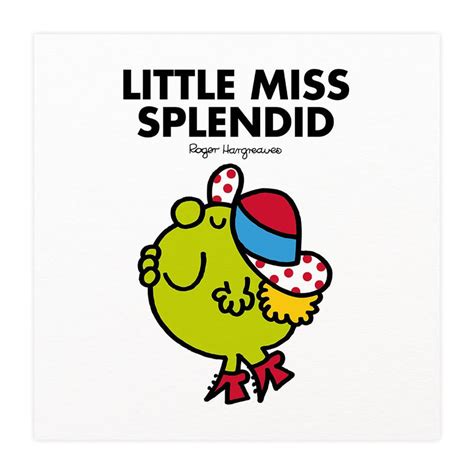 Personalised Little Miss Splendid White Framed Print