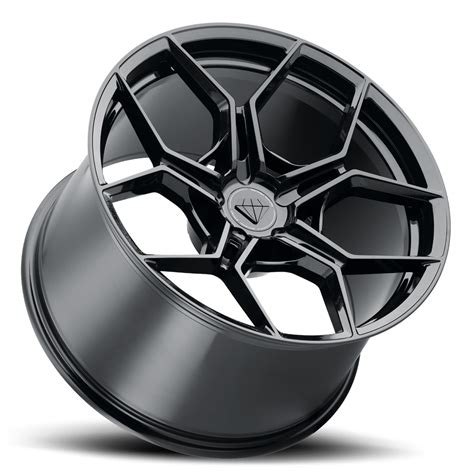 Blaque Diamond Wheel Model Bd F Flow Forged Gloss Black