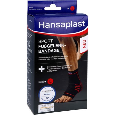 Hansaplast Sport Fu Gelenk Bandage Gr L St Hansaplast Pluspunkt