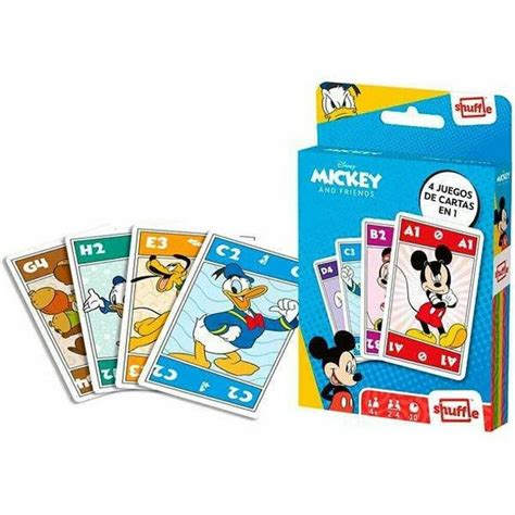 Fournier Spiel Kartenspiele Mickey And Friends Shuffle Fun Mickey